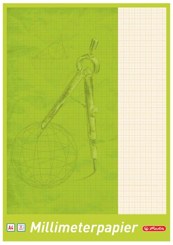 Herlitz millimeterpapier block - herlitz,