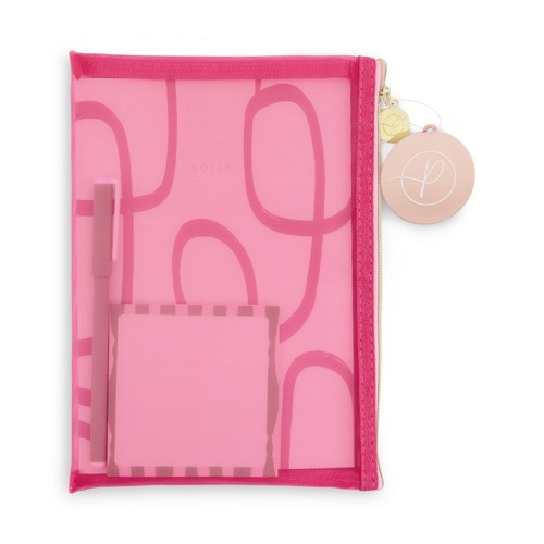 Schreibwarenset teilig pink - schreibwarenset, 4-teilig,