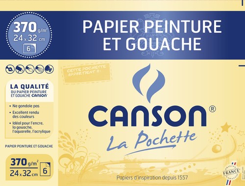 Canson zeichenpapier gouache - canson,