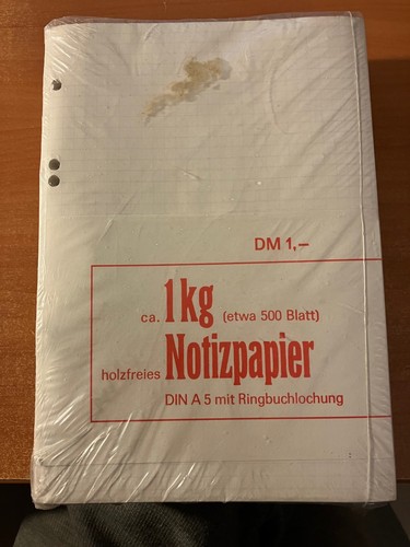 Notizpapier weiß kariert - a5,