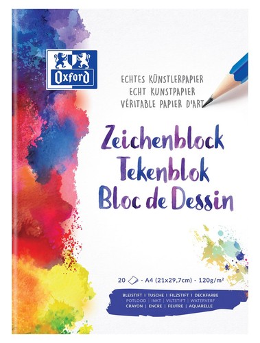 Oxford zeichenblock blanko - oxford,