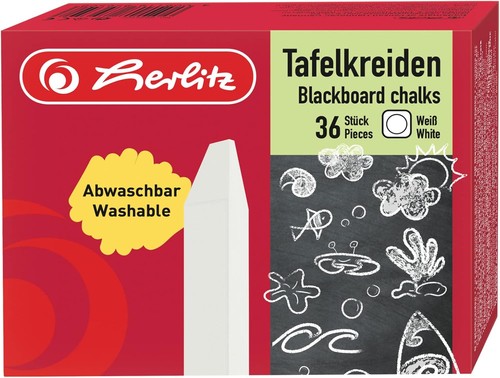Herlitz wandtafelkreide weiß - herlitz,