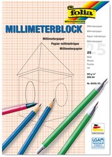 folia Millimeterpapier-Block
