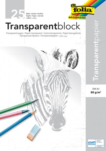 Folia transparentpapier block - folia, transparentpapier-block