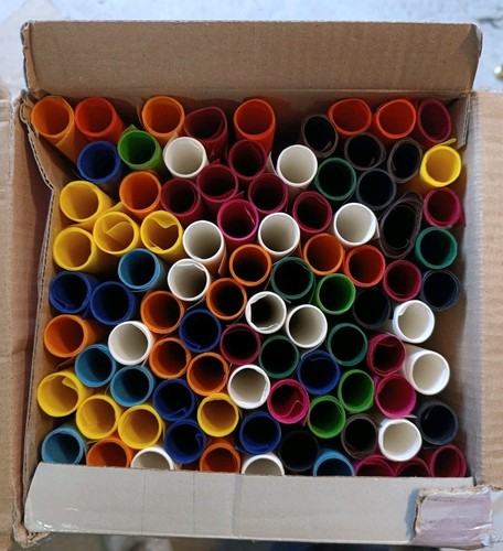 Transparentpapier bunt sort