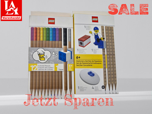 Lego buntstifte mit topper - lego,