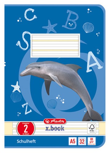 Herlitz schulheft book din - x.book,