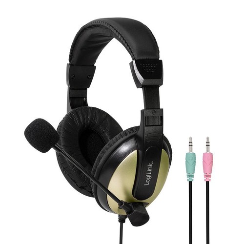 Stereo headset 5mm klinke - stereo, 3,5mm