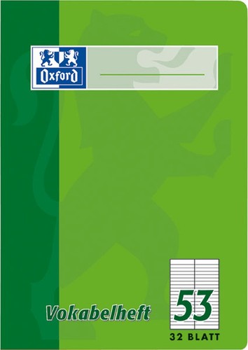 Oxford vokabelheft din 32 - vokabelheft,