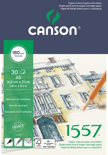 Canson zeichenpapierblock 1557 - zeichenpapierblock,