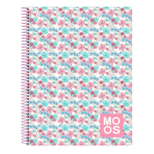 Notizbuch moos flores bunt - notizbuch,