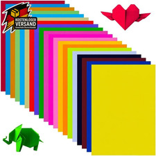 100 Blatt Buntes Papier A4, 20