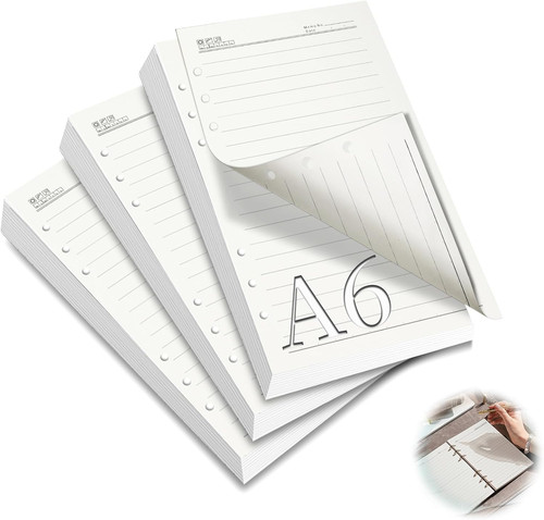 Nachfüllpapier ringbuch 6 - a6,