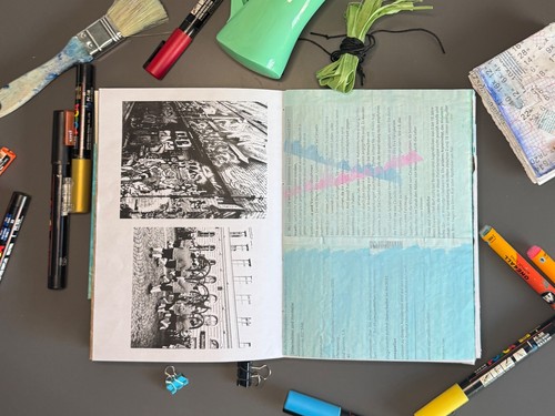 Handgebundenes junk journal - handgebundenes,