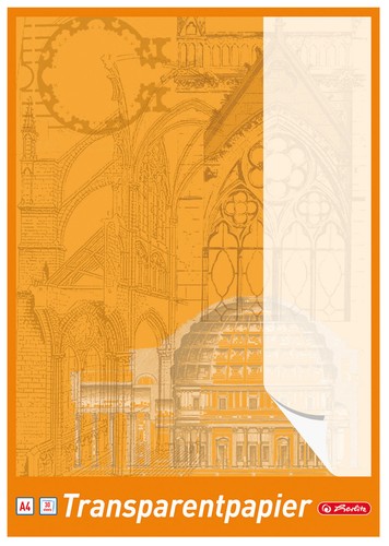 Herlitz transparentpapierblock - herlitz,